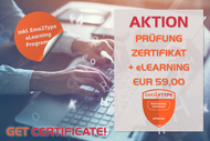 Get Certificate! Online Zertifikatsprüfung + 10-Finger-Schreiben eLearning